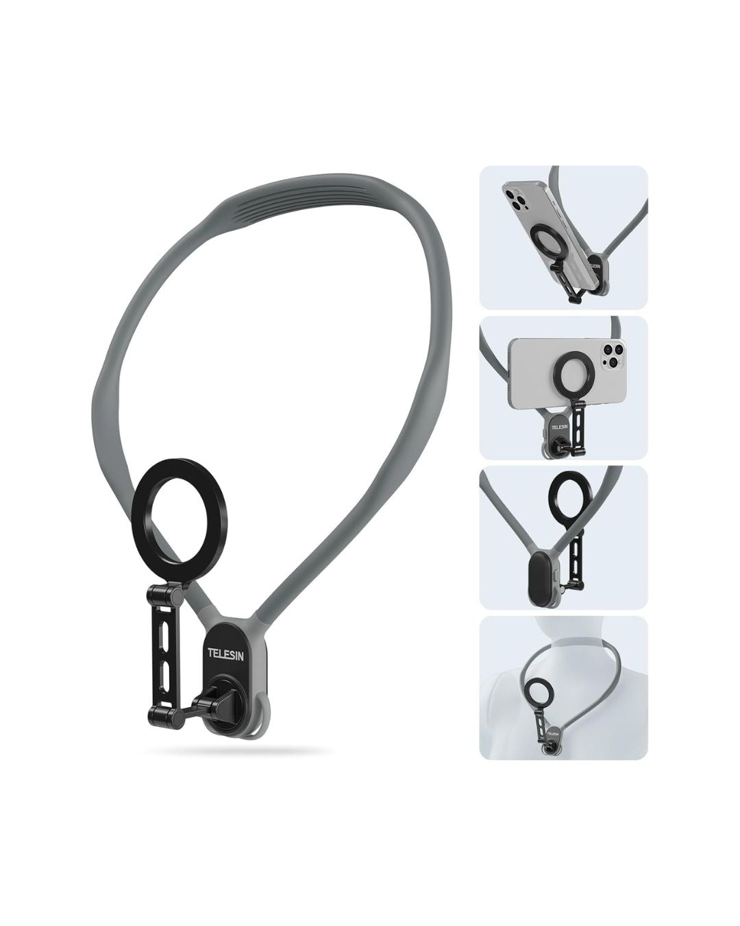 SOPORTE MAGNÉTICO TELESIN PARA EL CUELLO PARA TELÉFONOS